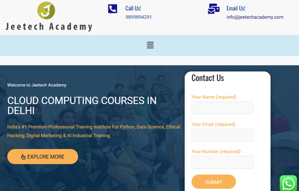 Cloud Computing Course By Jeetech Academy
