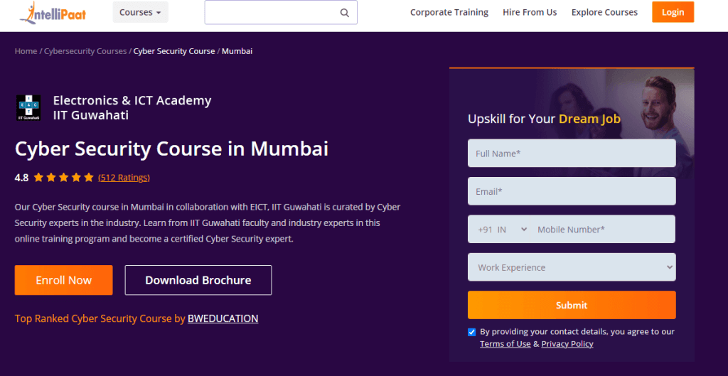 Cyber Security Course in Mumbai by Intellipaat