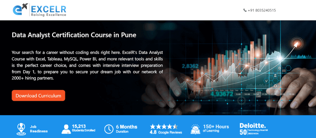 Excelr Data Analyst Certification Course