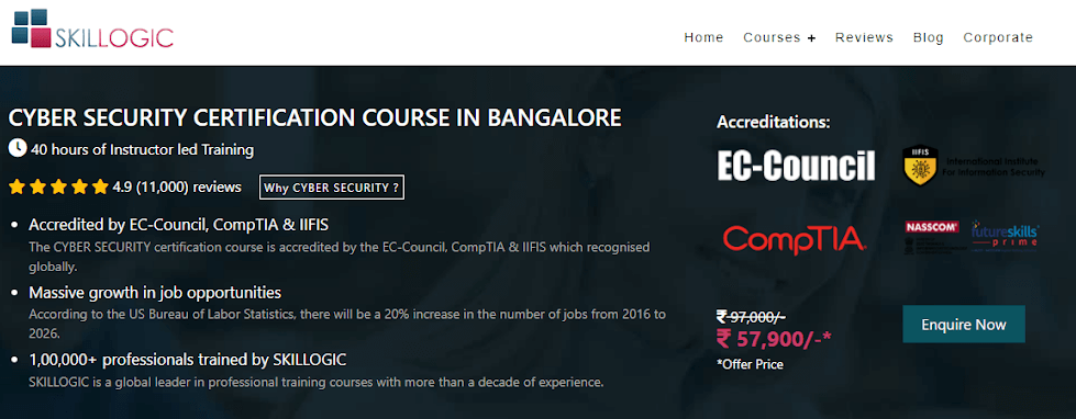 SKILLOGIC Cyber Security Certification Course