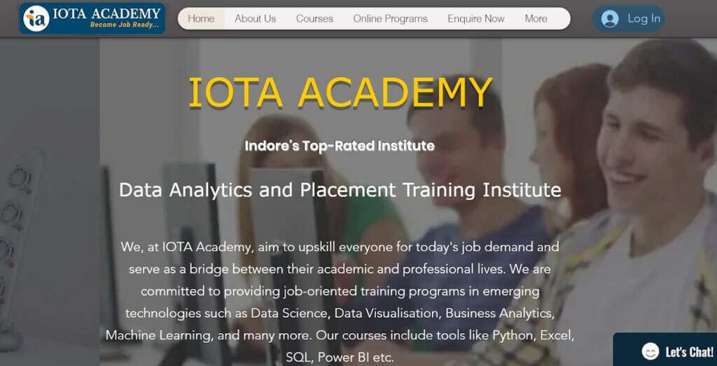 Data analytics course by IOTA academy