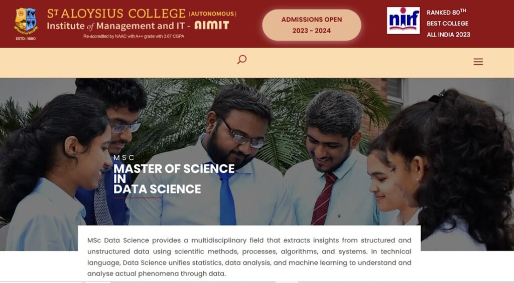 Data science course by AIMIT