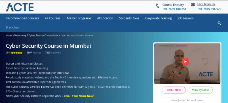17 BEST Cyber Security Courses in Mumbai 2024 (Updated)