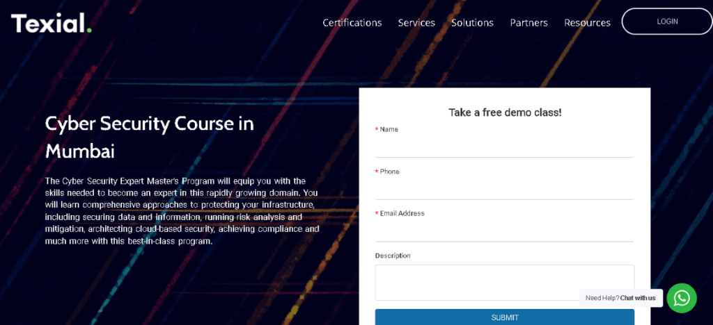 Cyber Security Course in Mumbai by Texial